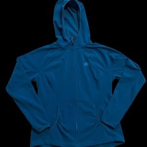 The North Face Blue Sweater Fleece Full Zip Hoodie Jacket Women’s Large